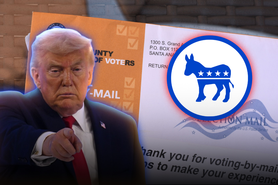 Trump called for monitoring the elections in California and predicted "big problems" if the Democrats win through fraud