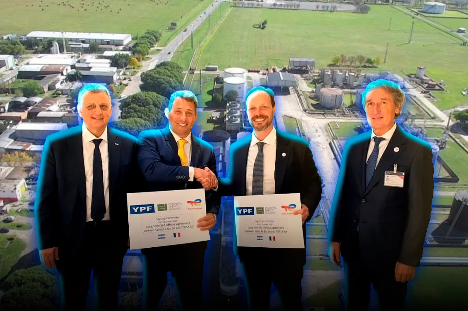 YPF y TotalEnergies avanzan con una inversión de USD 400 millones en Santa Fe para producir combustibles renovables