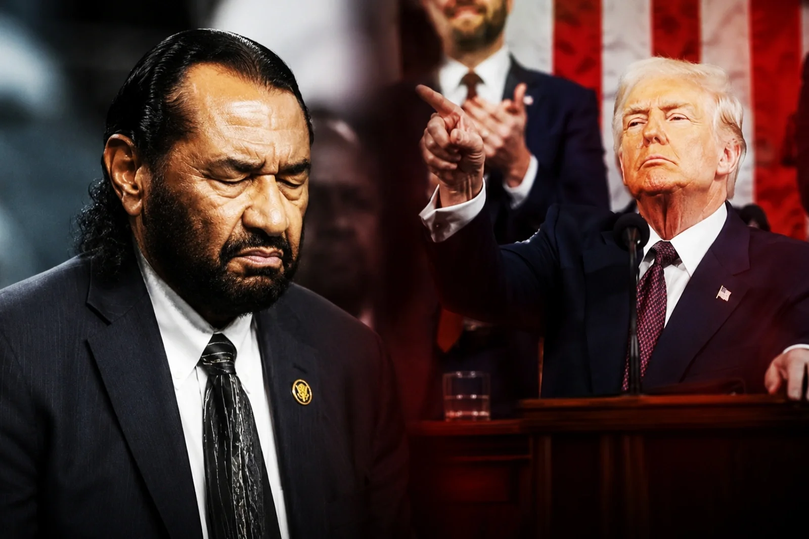 Democrat Al Green suffered a harsh defeat after his confrontation with Donald Trump.