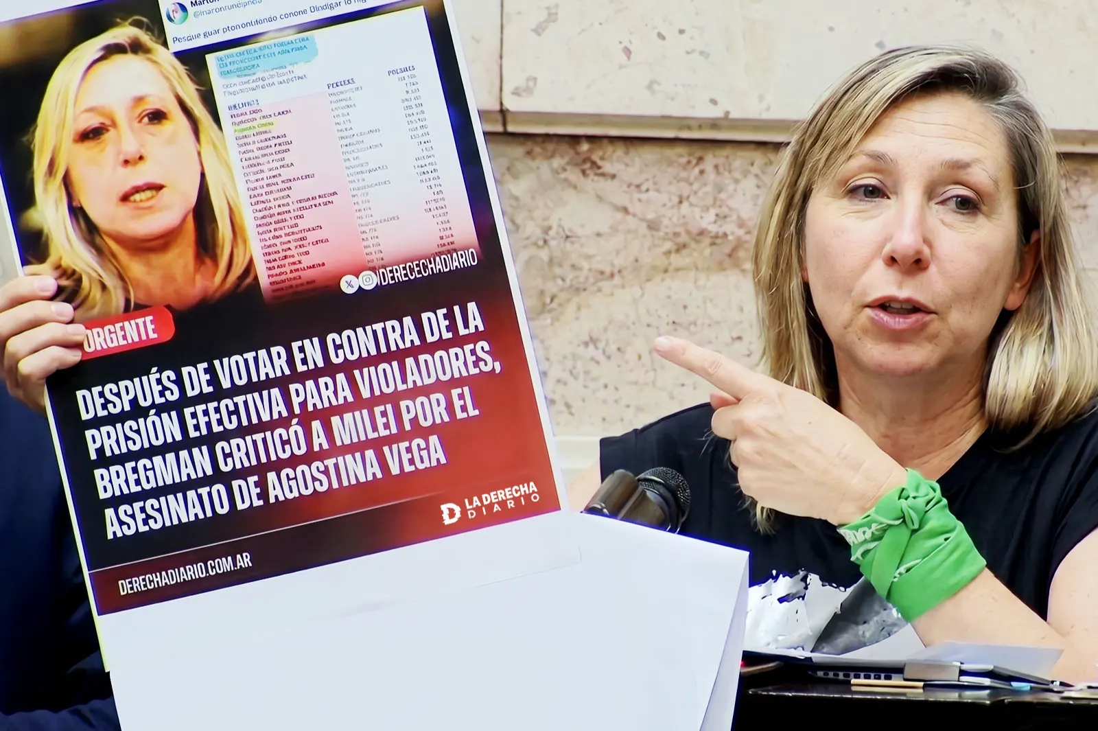 Bregman denunció “acoso” por exponer su voto contra la prisión efectiva a violadores y se solidarizó con CFK y Mamdani