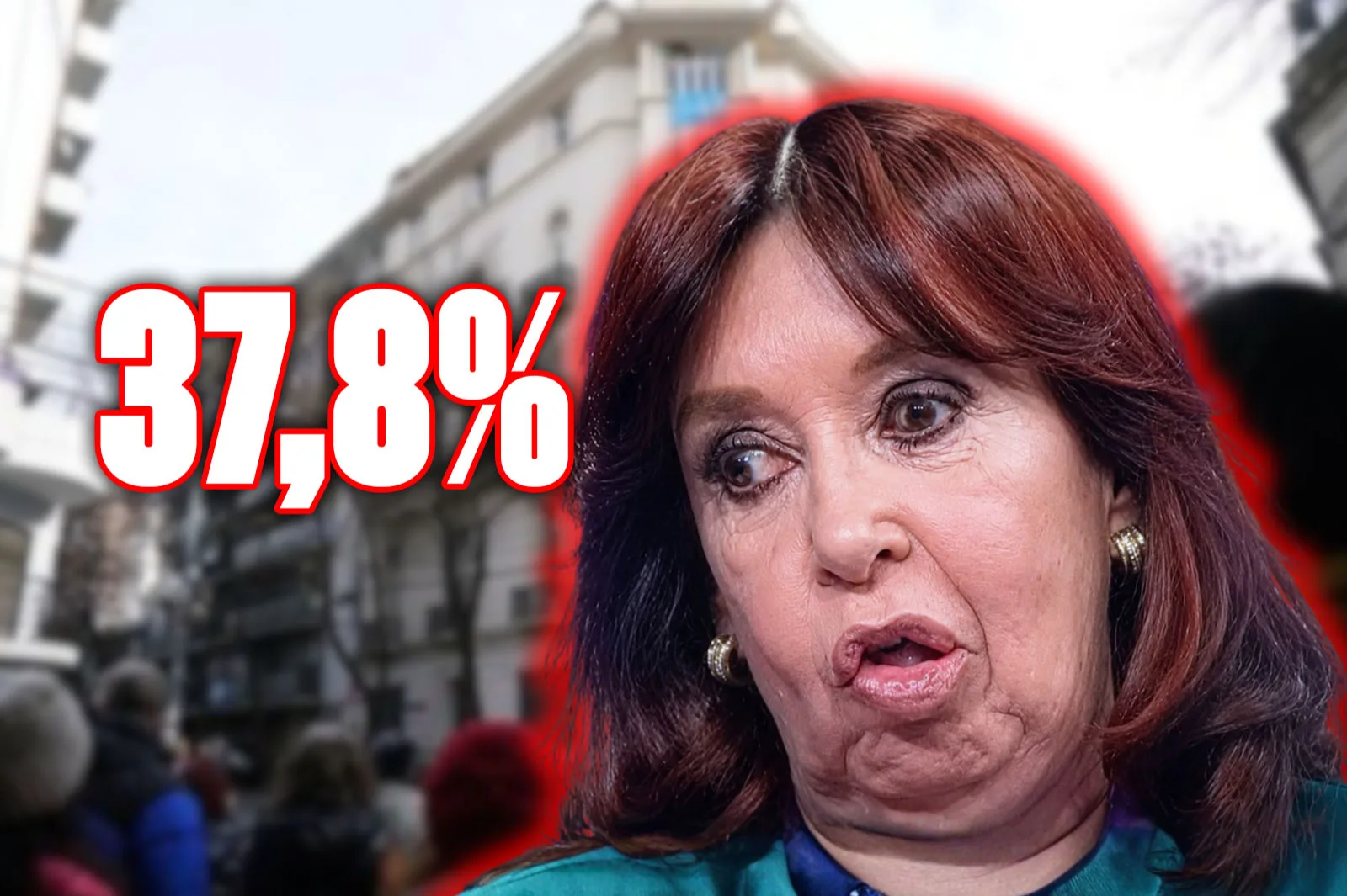 Cristina Kirchner encabeza el ranking del político más odiado y rechazado por los argentinos