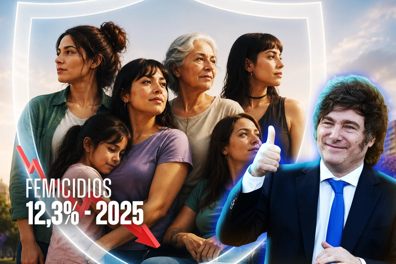 Gracias a Milei, los "femicidios" cayeron un 12,3% en 2025 y acumulan una baja del 20% desde 2023