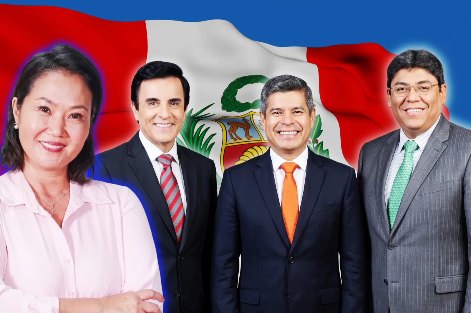 Keiko Fujimori confirmó a Luis Galarreta, Elmer Cuba y Carlos Espá para integrar su gabinete