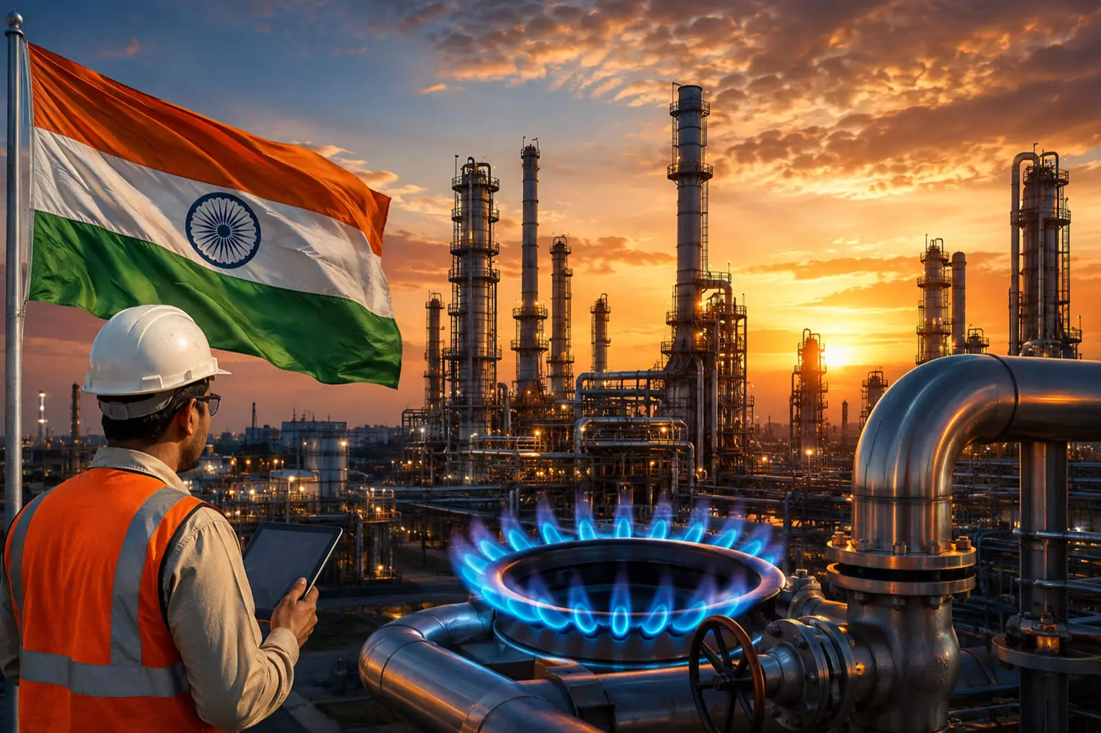 India ordenó a refinerías elevar su capacidad productiva de gas ante nuevas crisis energéticas