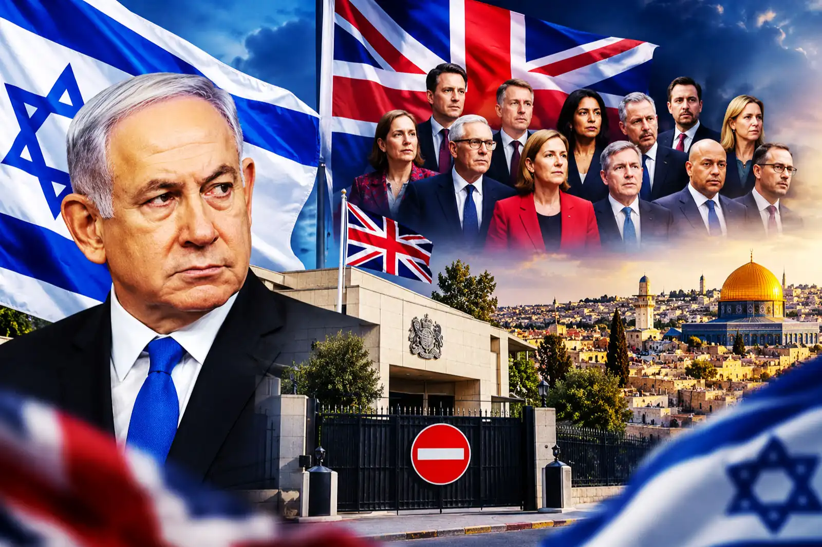 Israel anunció sanciones contra políticos británicos y el cierre de su consulado en Jerusalén