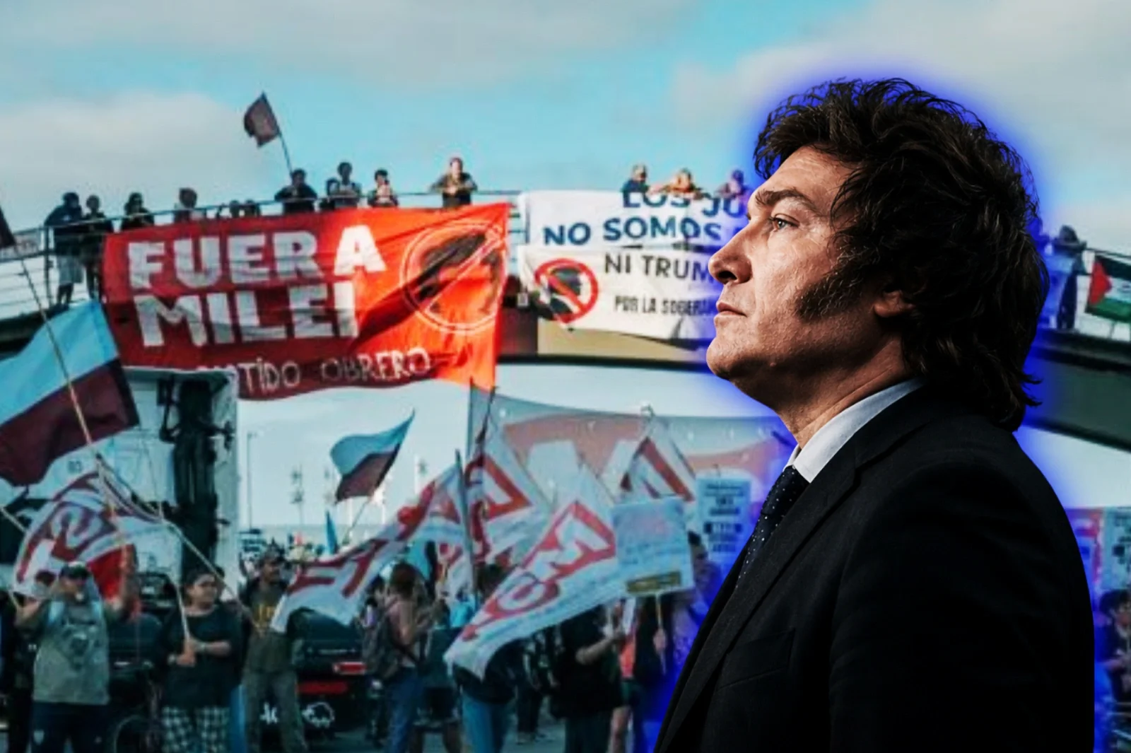 Organizaciones de izquierda amenazan con protestas y cortes de ruta contra el Gobierno de Milei