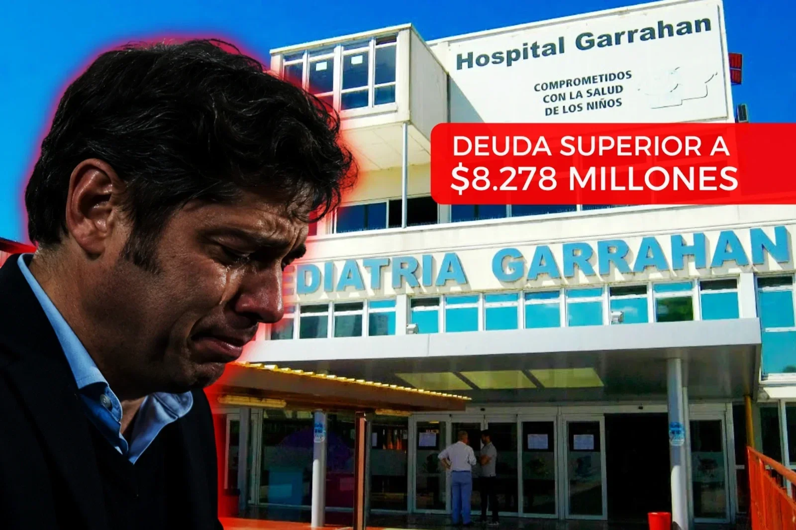 La deuda de Kicillof con el Garrahan asciende los $8.278.000.000.