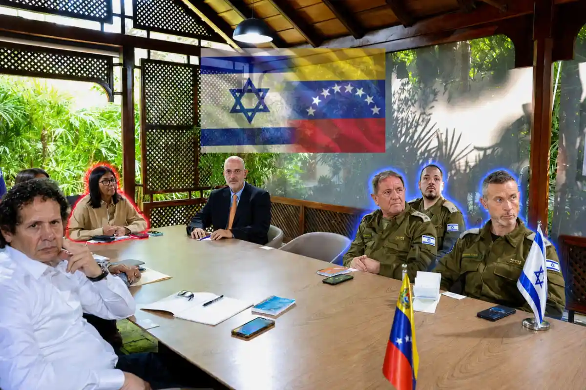 Delcy Rodríguez se reunió con la delegación israelí y acordaron extender su ayuda por dos semanas