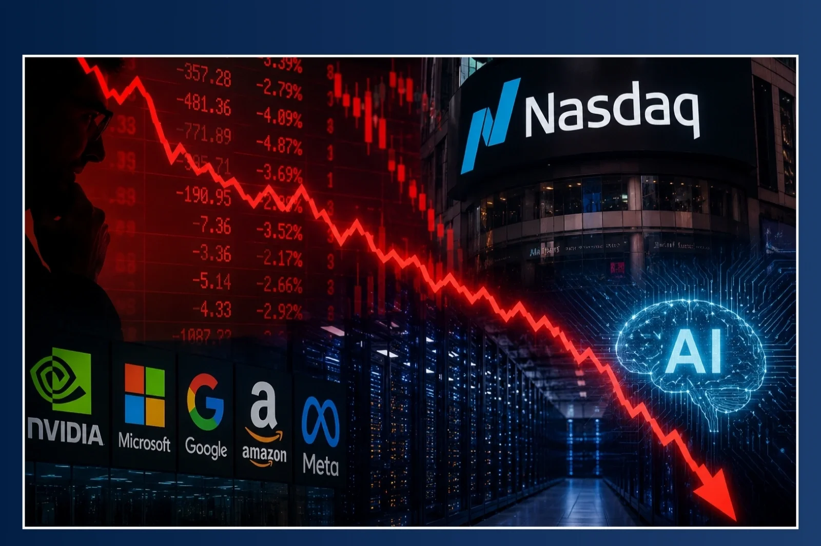 La mayor caída del Nasdaq y una pregunta incómoda sobre la inteligencia artificial