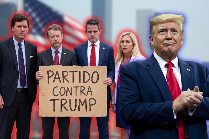 The party of those tamed by Trump: Tucker Qatarlson and Taylor Greene seek to build a front for the 2028 elections