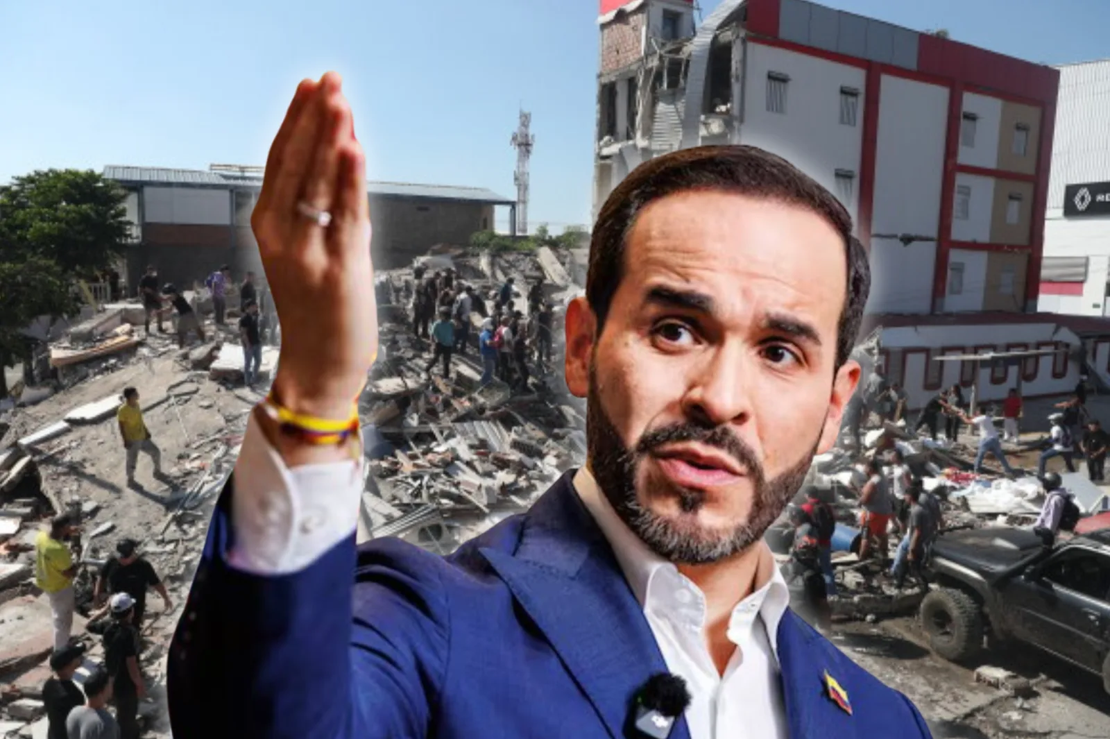 Tras el terremoto, Abelardo de la Espriella asumió la coordinación directa de la emergencia