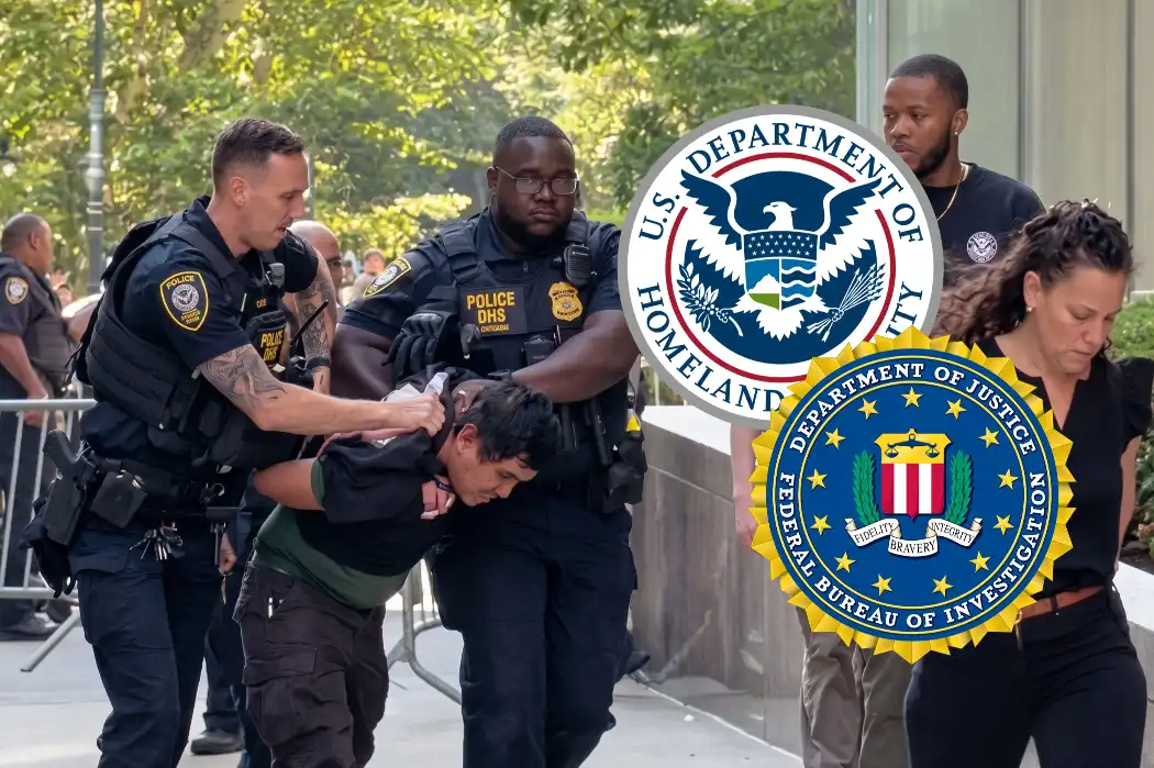 A leftist terrorist attempted to set fire to the FBI headquarters and the immigration court in New York and was arrested