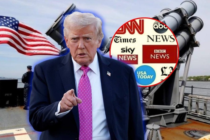 Trump denied that the US is running out of missiles and will seek to imprison the media that invented the fake news