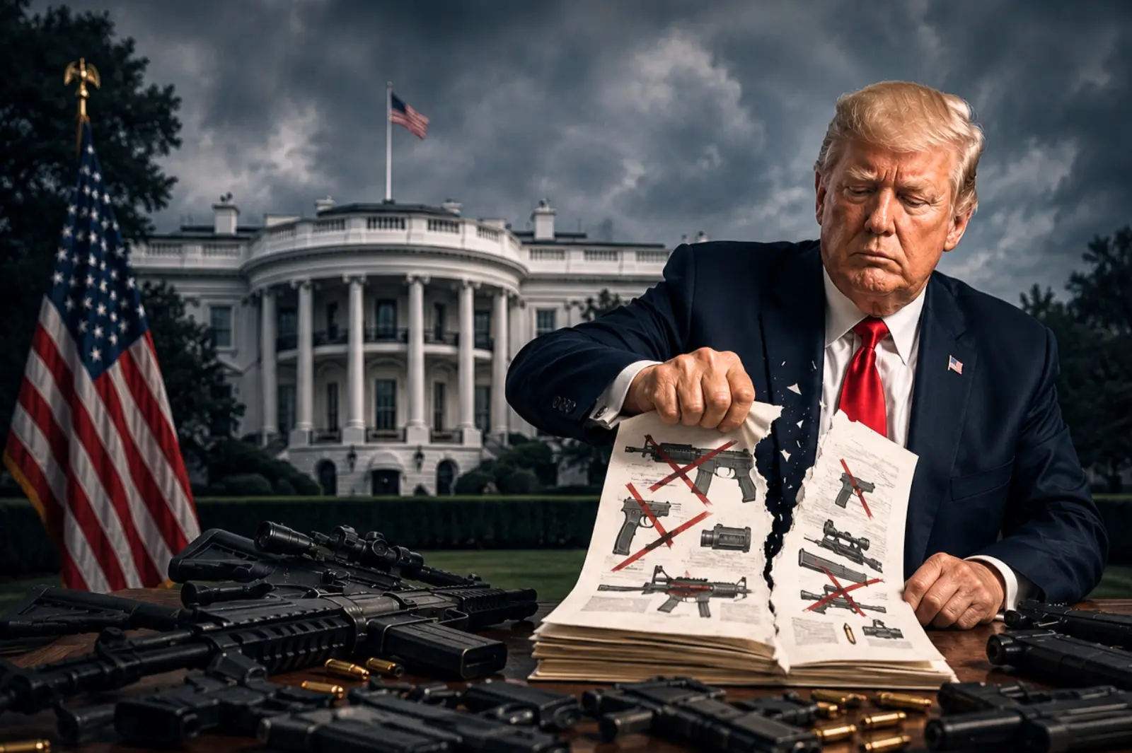 In a historic reform, the Trump administration repealed more than thirty gun control regulations implemented by Biden