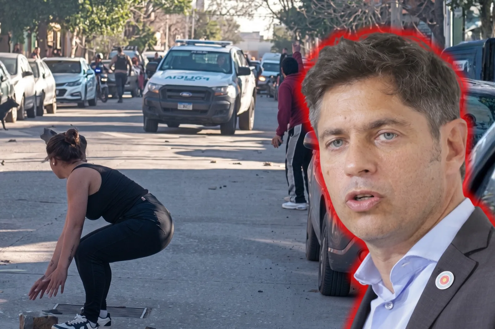 Villa “Tranquila”: a group of violent individuals attacked police to prevent the arrest of a criminal
