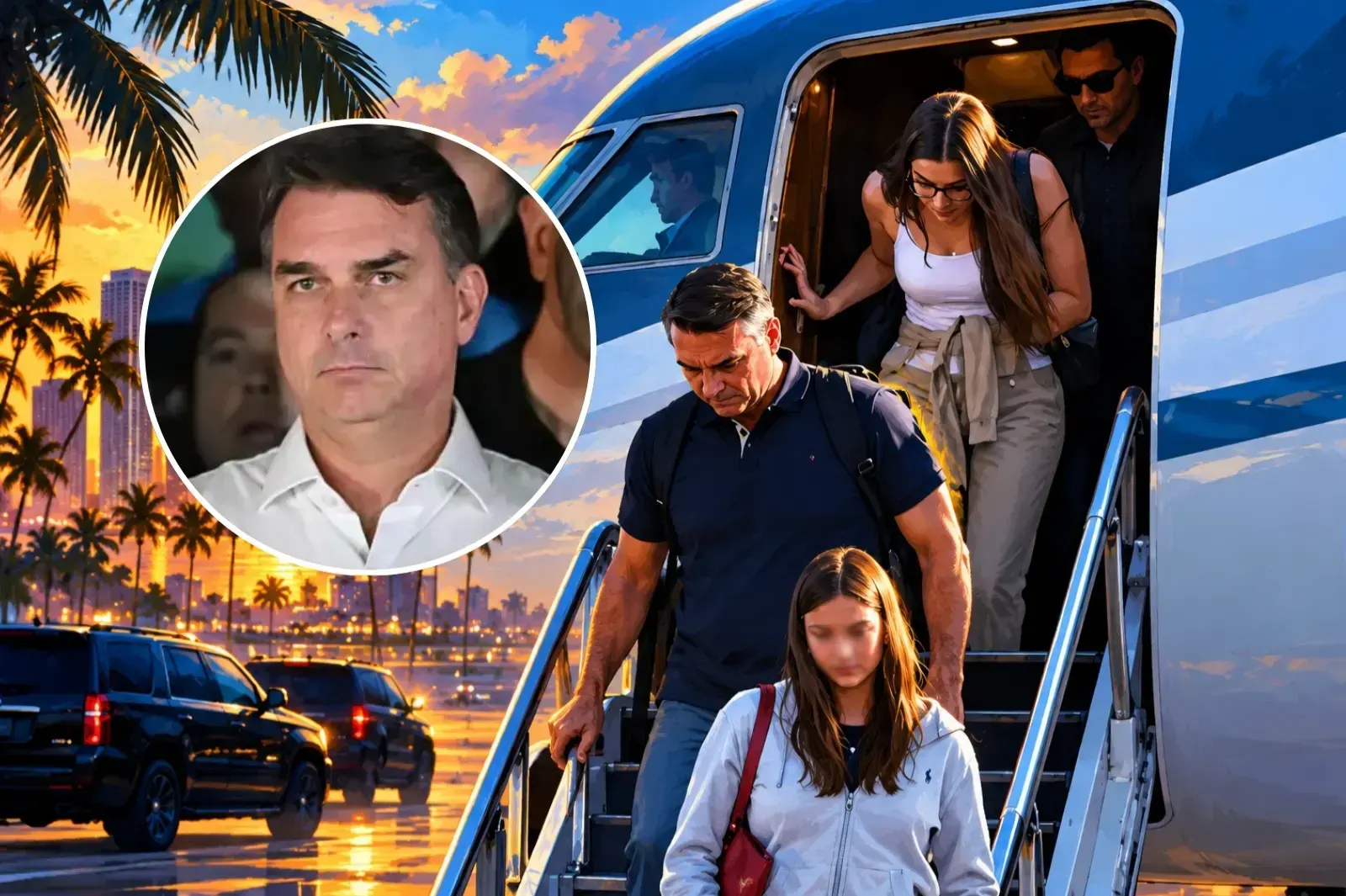 Flavio Bolsonaro en EEUU