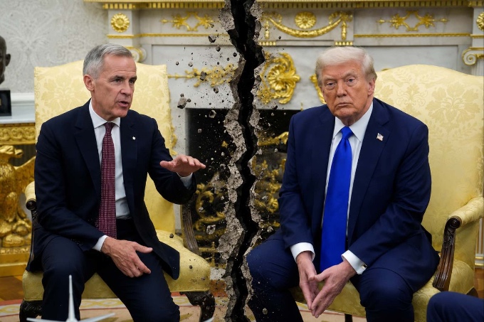 The White House parted ways with Carney last week over the trade dispute between the two neighboring countries.