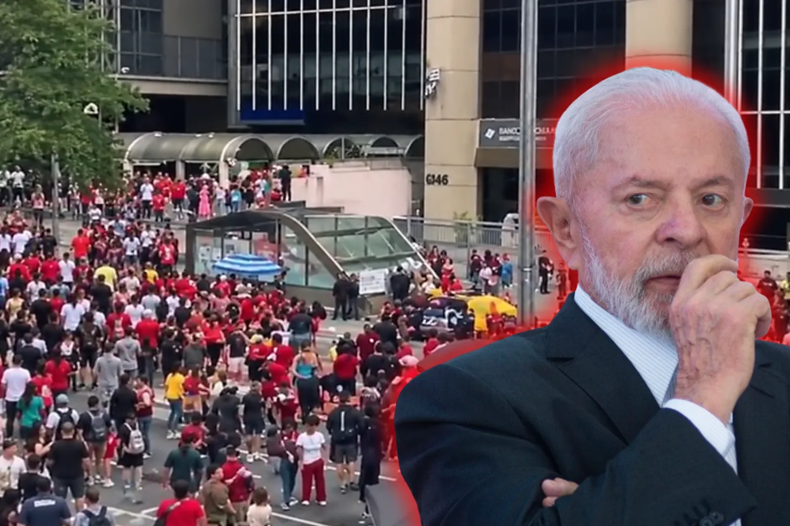 Militantes comunistas destruyeron las calles de São Paulo en apoyo al dictador Lula Da Silva