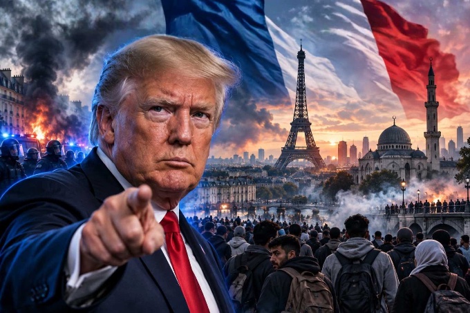 Colapsó Francia: Trump apuntó a la inmigración masiva y al Islam como los causantes del estallido social