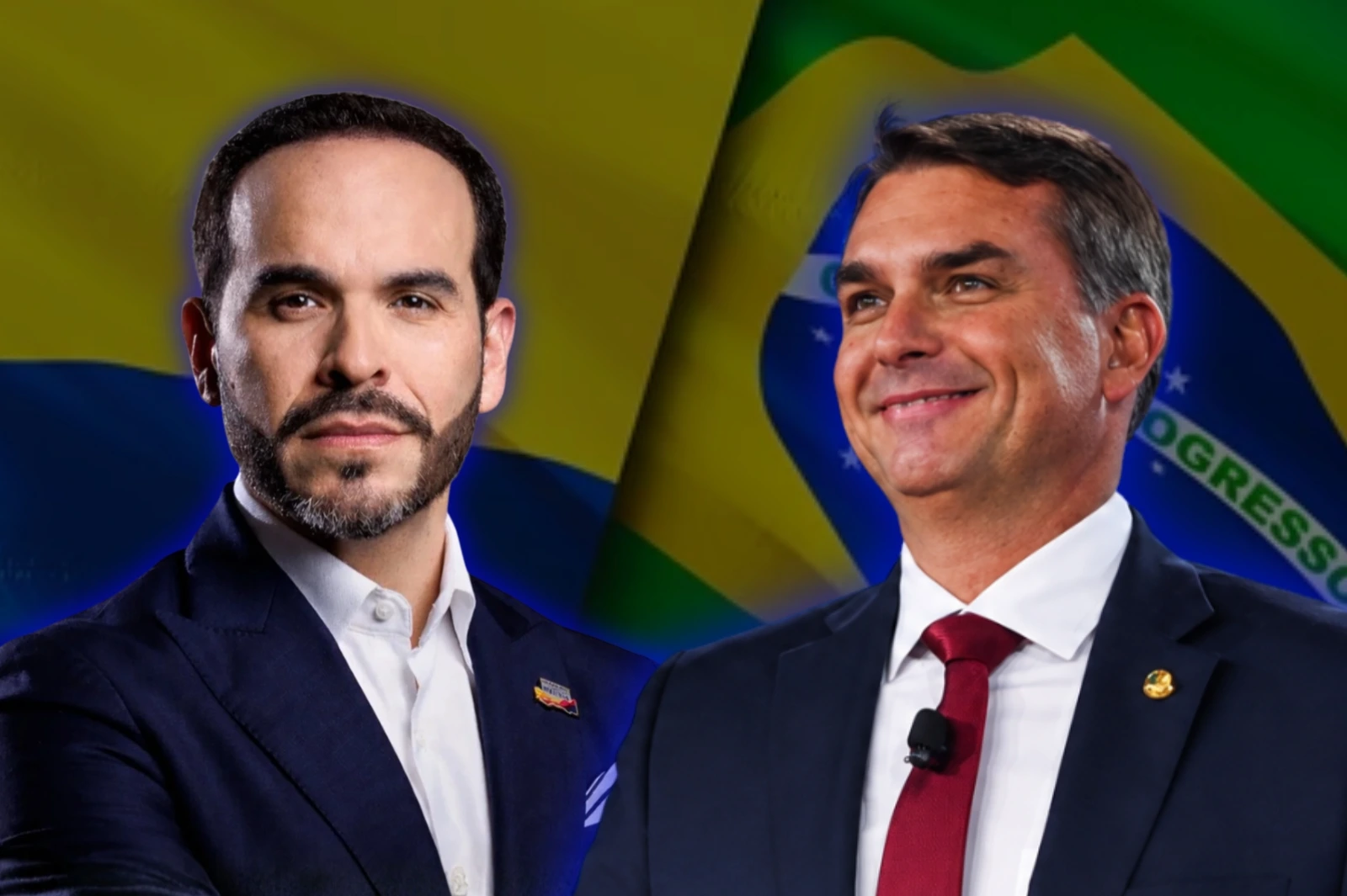 Abelardo de la Espriella habló con Flávio Bolsonaro y lo respaldó de cara al balotaje