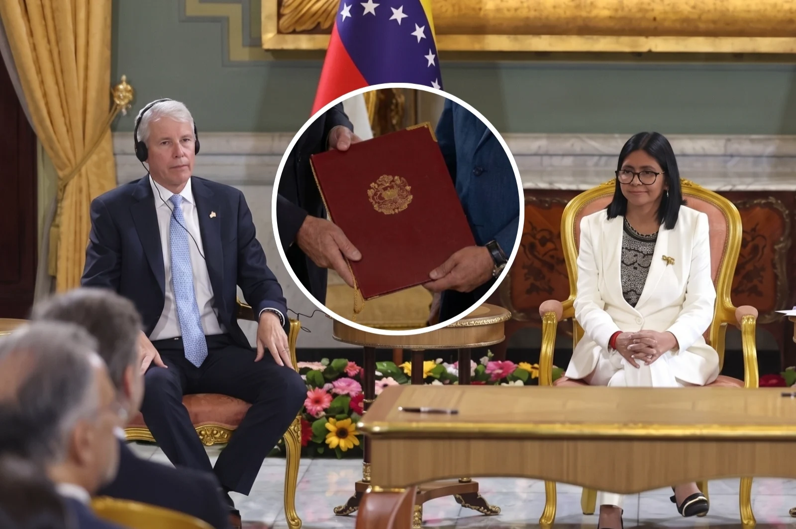 Chris Wright signed the largest oil agreement between the United States and Venezuela alongside Delcy Rodríguez