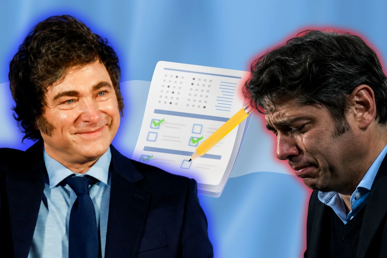 Milei leads in the voting intention for 2027 and is far ahead of the communist Kicillof