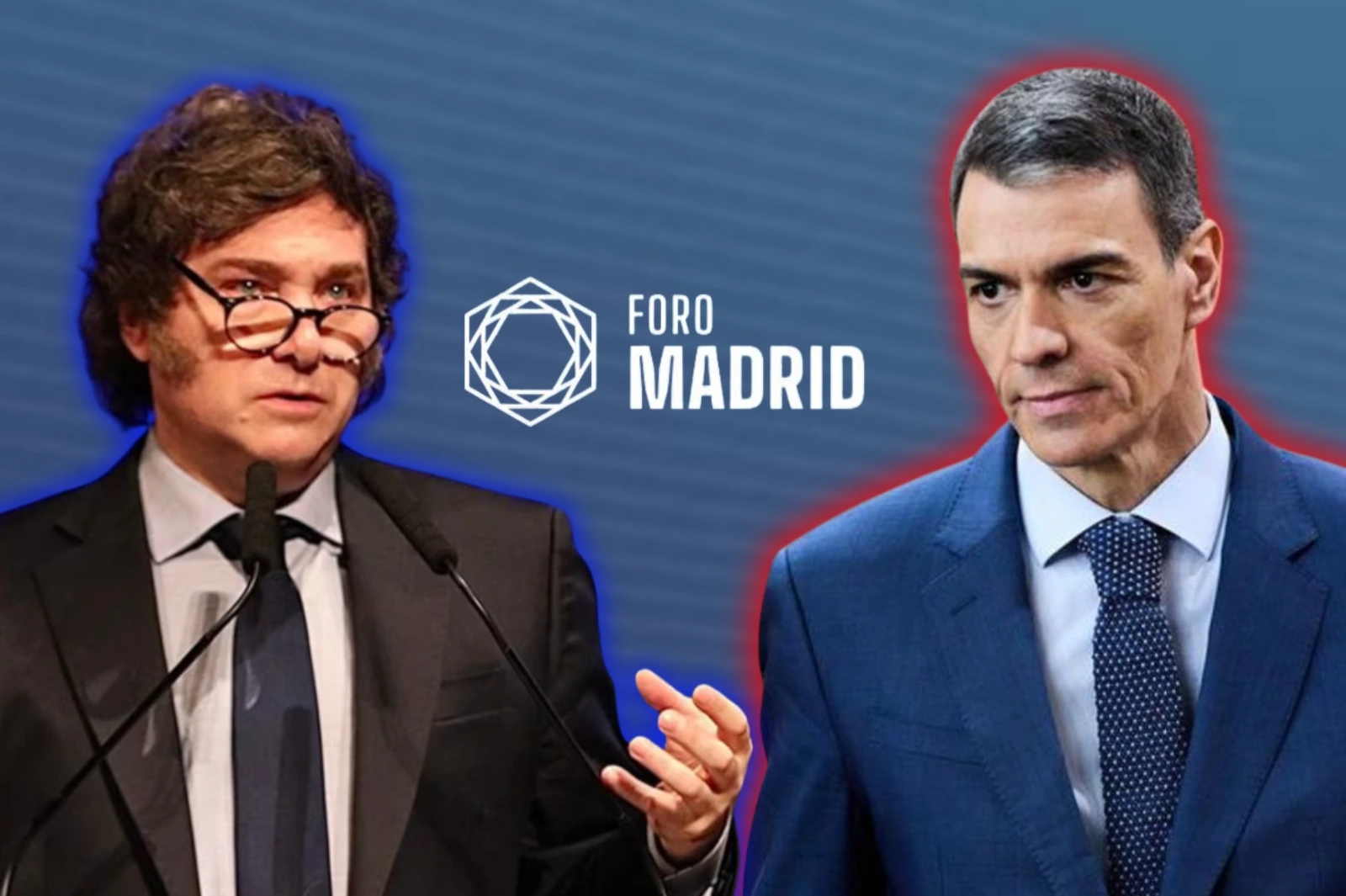 Milei destrozó a Pedro Sánchez en el Foro de Madrid: "Está degradando sistemáticamente la identidad española"
