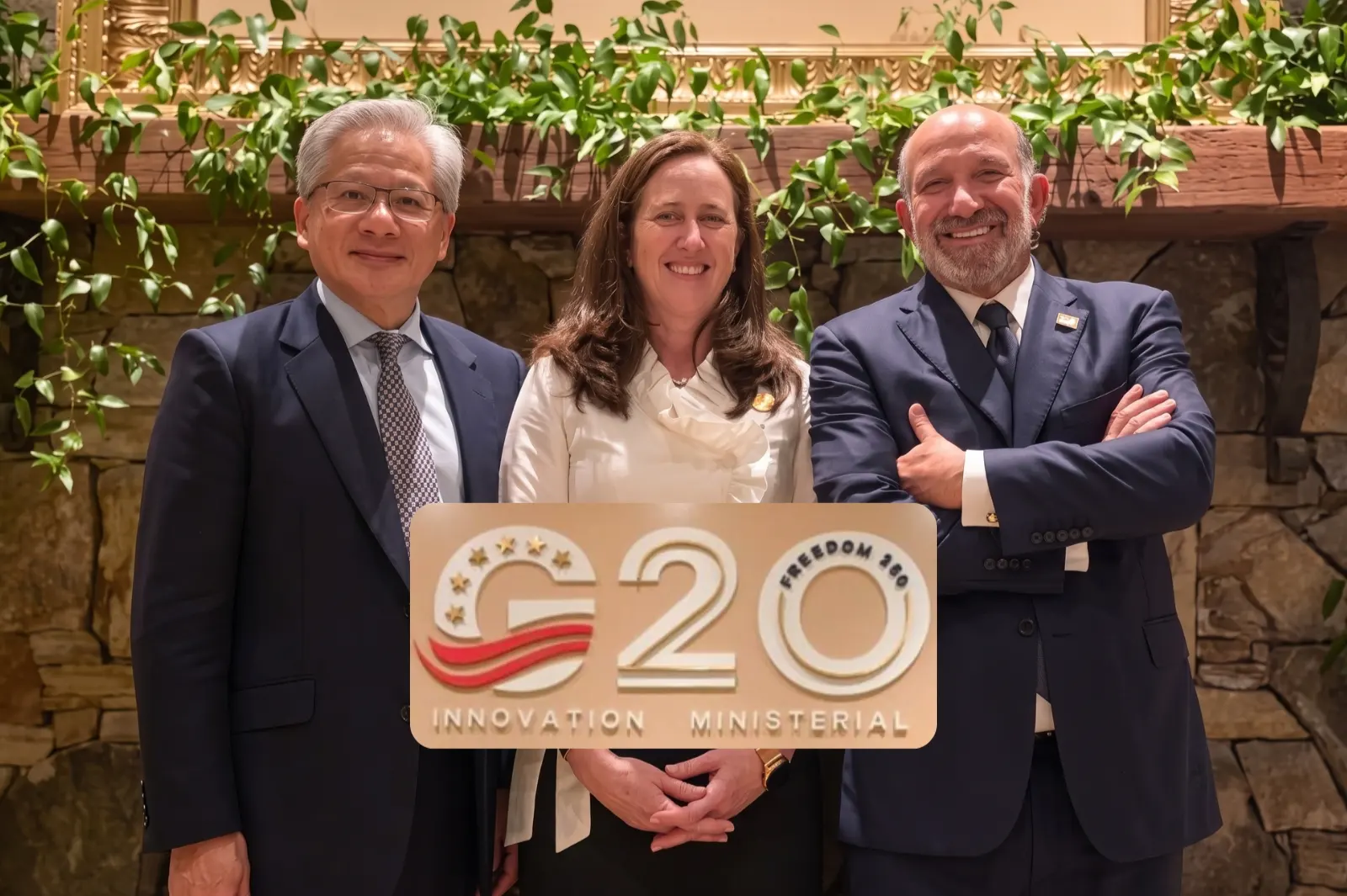 Adriana Baravalle se reunió con el CEO de NVIDIA y un funcionario de Trump en el marco del G20