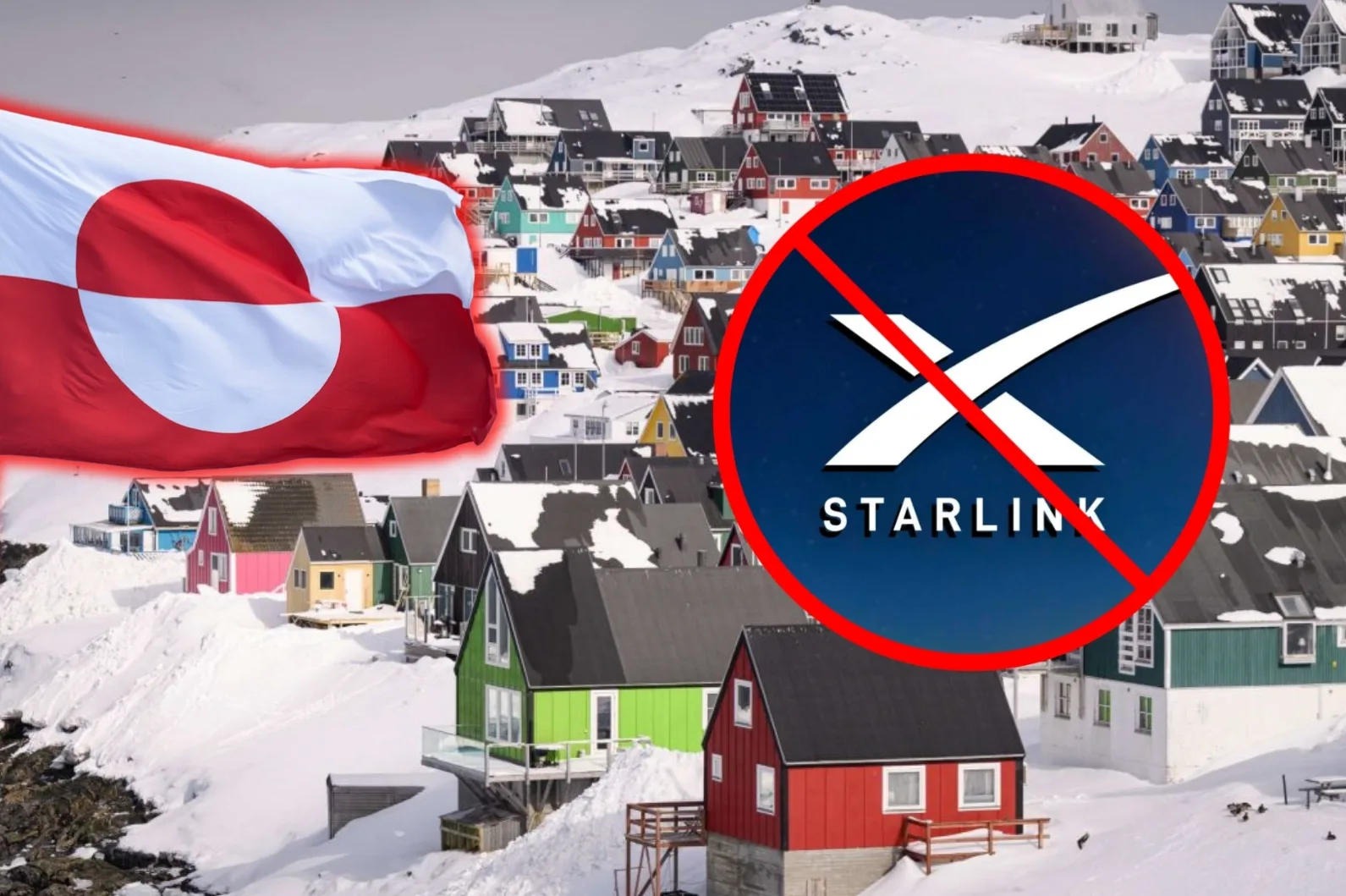 Groenlandia prohibió Starlink y obliga a los ciudadanos a usar un servicio estatal más caro y lento
