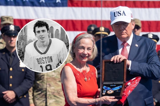 Homenaje a 25 años del 11 de Septiembre: Trump le otorgó póstumamente la Medalla de la Libertad al héroe de la Torre Sur
