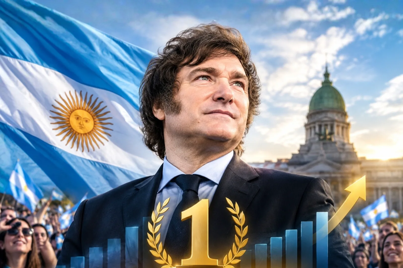 Javier Milei lidera el ranking del político que genera más esperanza y admiración