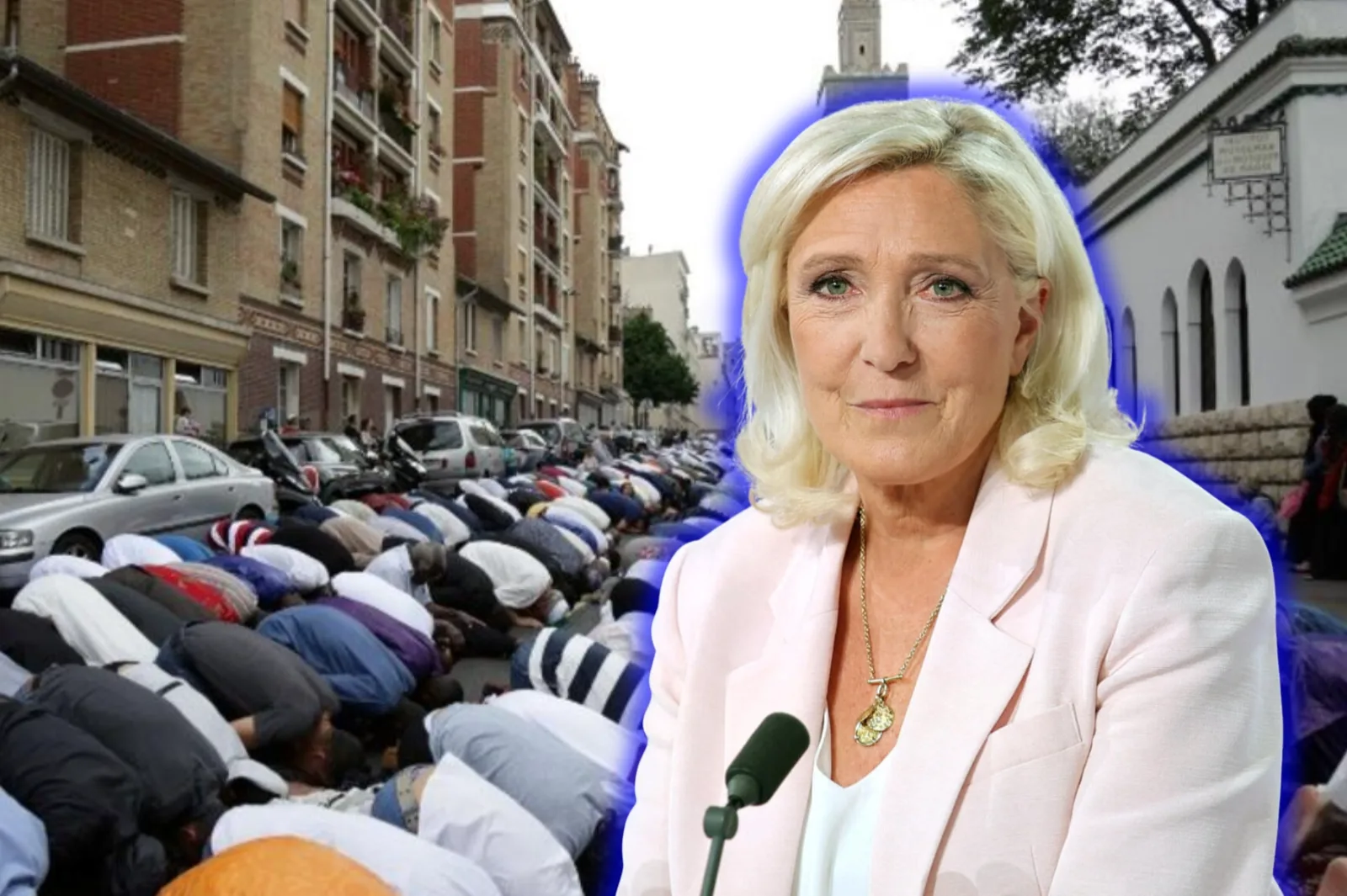 46% de los musulmanes anuncian irse de Francia en caso de victoria de Marine Le Pen