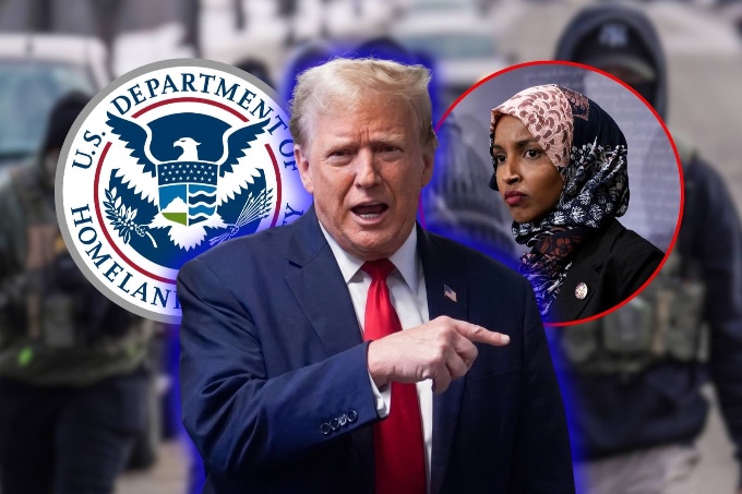 Trump confirmed that ICE could deport the communist Muslim congresswoman Ilhan Omar for committing immigration fraud