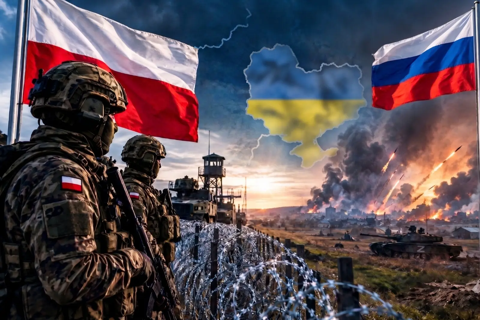 Poland strengthens its border in response to the intensification of Russian attacks in Ukraine