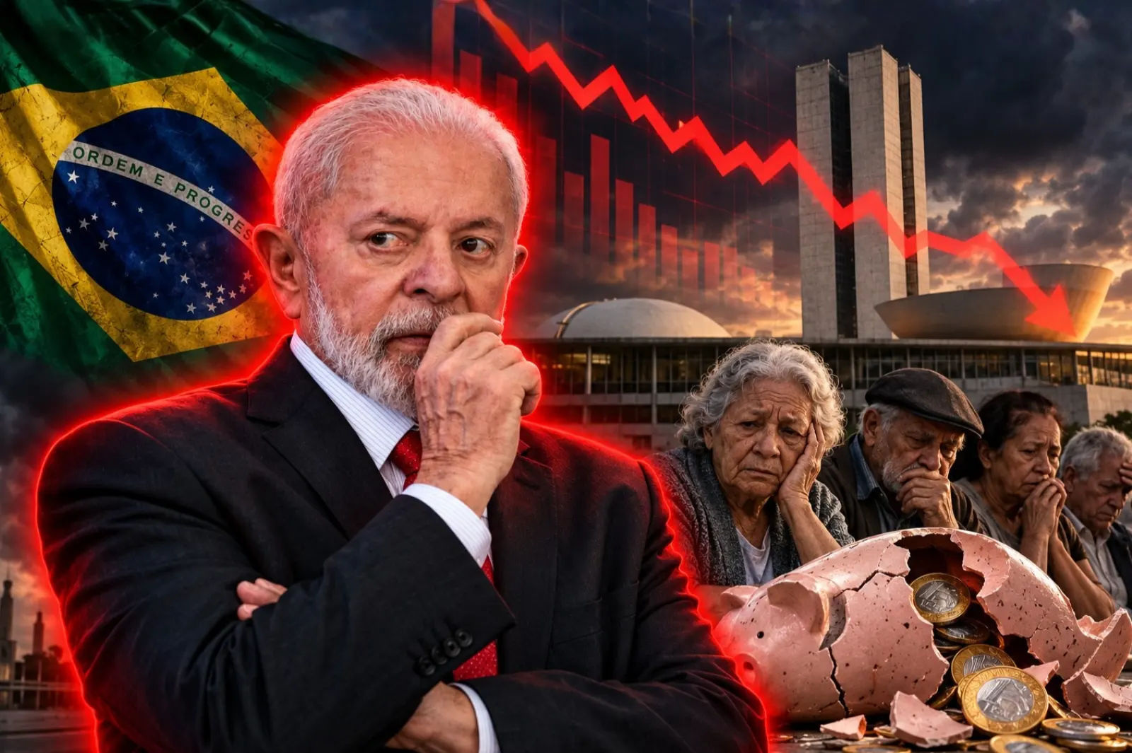Advierten que Brasil no podrá pagar las jubilaciones por culpa del déficit fiscal de Lula da Silva