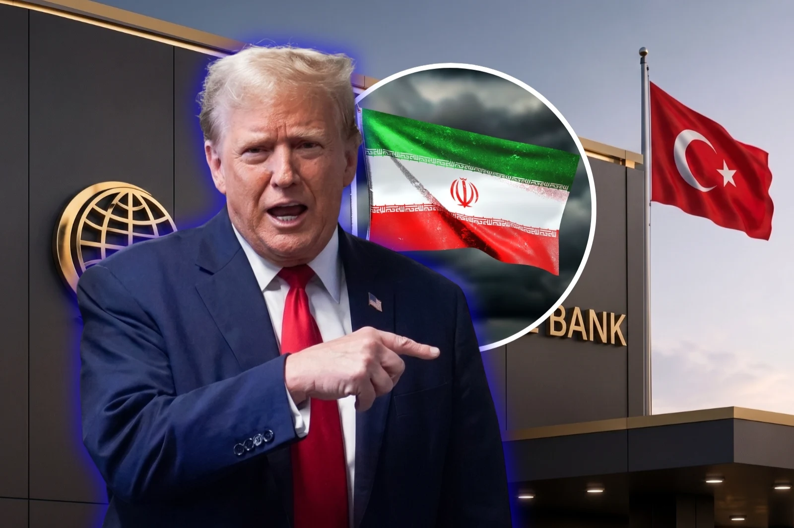 The Trump administration announced sanctions against a Turkish bank accused of financing the Iranian regime