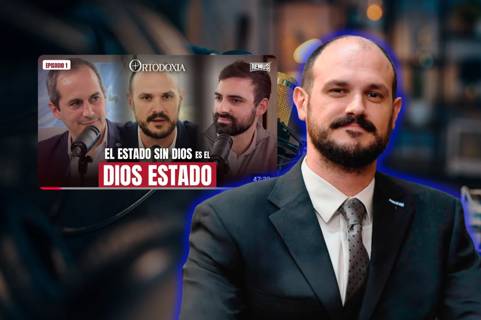 El diputado mileista Santurio lanzó un podcast para hablar de "Dios, patria y familia"