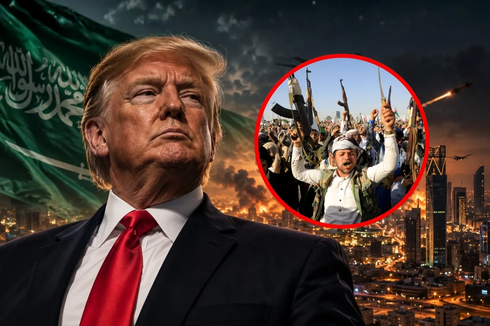 Trump advirtió que no olvidará el ataque de los hutíes que dejó 12 muertos en Riad y no descartó intervenir