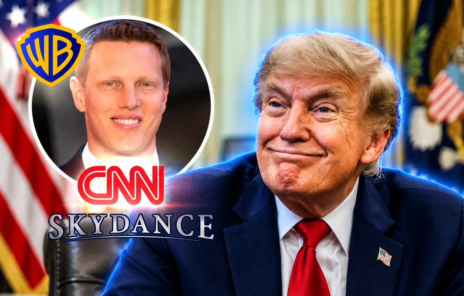 Donald Trump y David Ellison