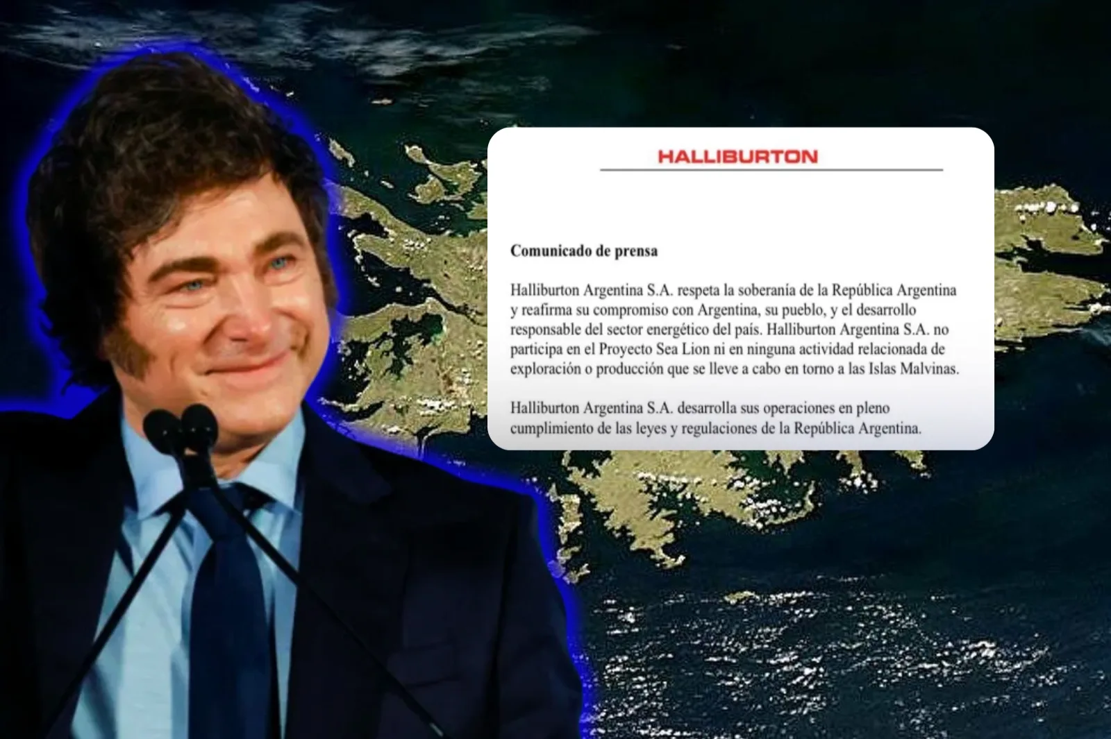 La petrolera Halliburton confirmó que no participará de ninguna actividad en las Islas Malvinas