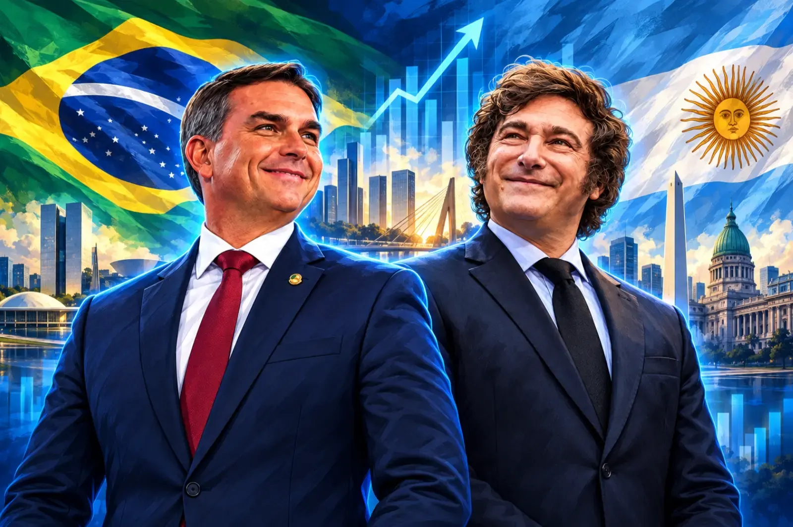 Flávio Bolsonaro arma su equipo económico con la desregulación de Milei como referencia