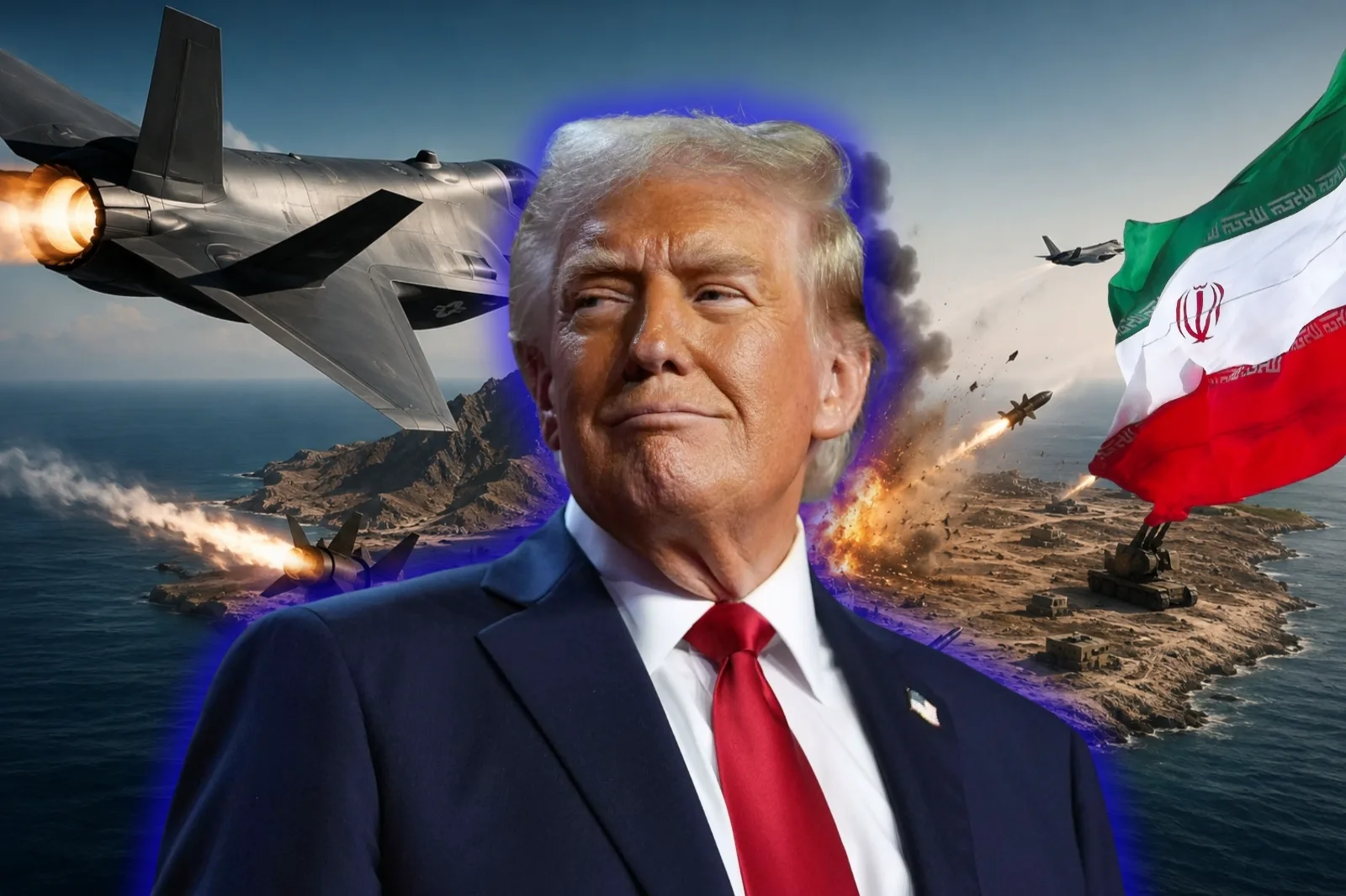 The US launched a precise attack against the Iranian regime's weaponry on Larak Island