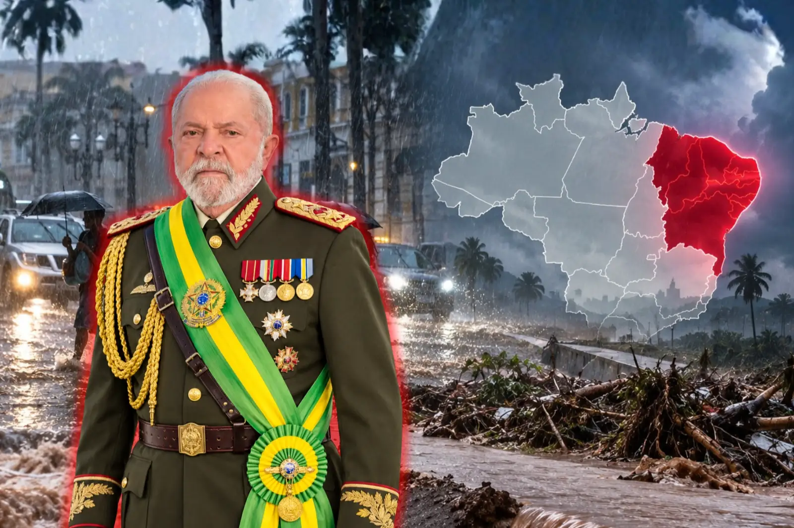 Con un fuerte fraude en el Nordeste y todo el Sur inundado, Lula reelige como Presidente