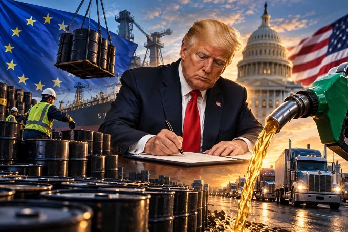 Tras lograr que Europa libere barriles de su reserva, Trump prepara decretos para abaratar el precio del diésel en EEUU