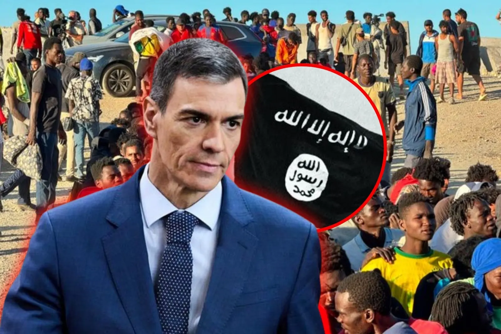 Arrestaron a dos inmigrantes ilegales que invadieron Ceuta por ser terroristas del ISIS