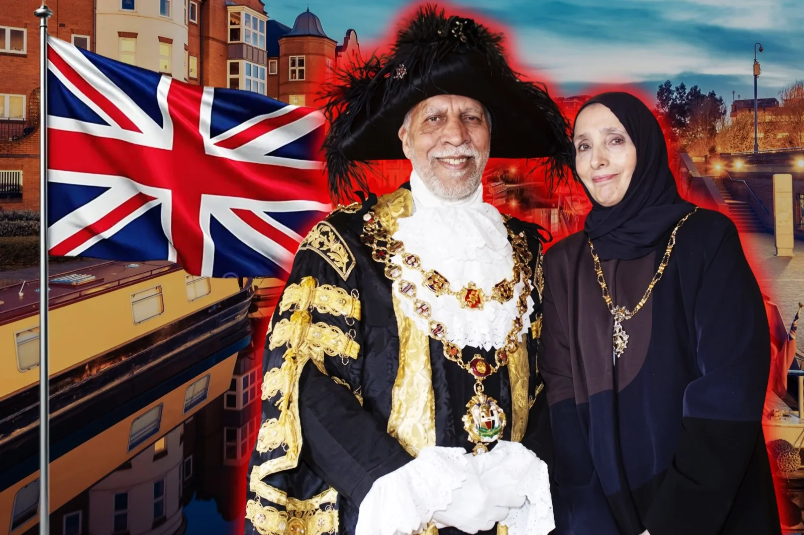 Zaker Choudhry asumió como el primer Lord Alcalde musulmán de Birmingham, Reino Unido