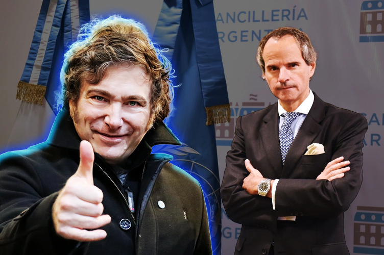 Rafael Grossi stated that Javier Milei "is the most well-known Argentine president in history."