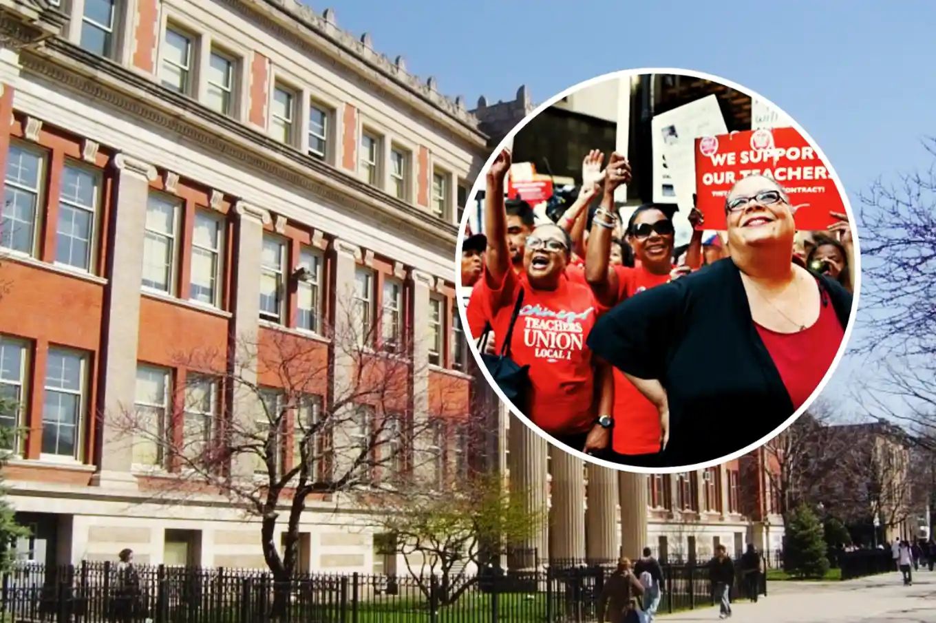 A conference of leftist activists at a school union headquarters in Chicago sparked strong criticism