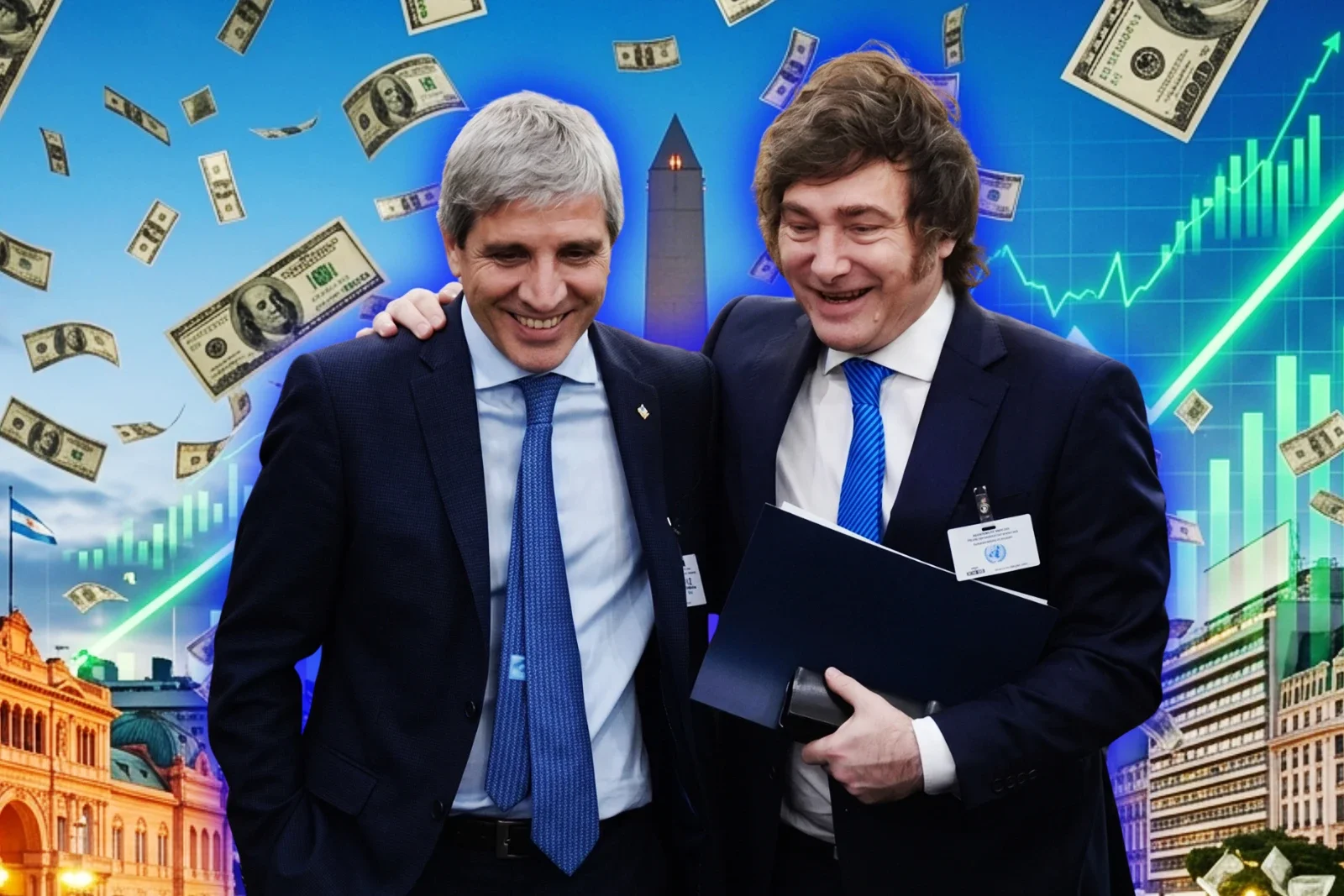 Javier Milei and Luis Caputo
