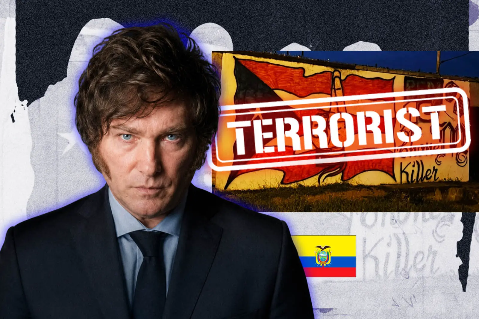 Javier Milei declaró a los "Chone Killers" como Organización Terrorista